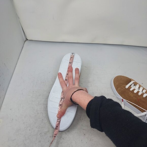 Kiton MENS Stitching Suede Low Top Brown Sneaker - Picture 7 of 13